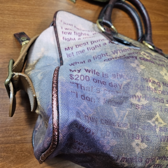 Louis Vuitton Richard Prince Heartbreak Jokes Boston Speedy Style bag - Picture 8 of 12